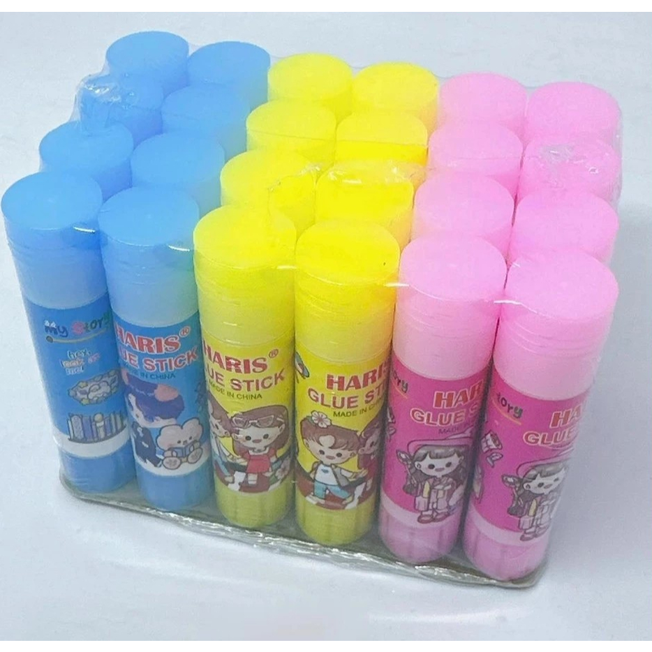 

ATMS-Glue Stick Fancy Kecil 10 gr - Lem Stik Putar Murah - Lem Kertas Karakter Kartun Anak Anak