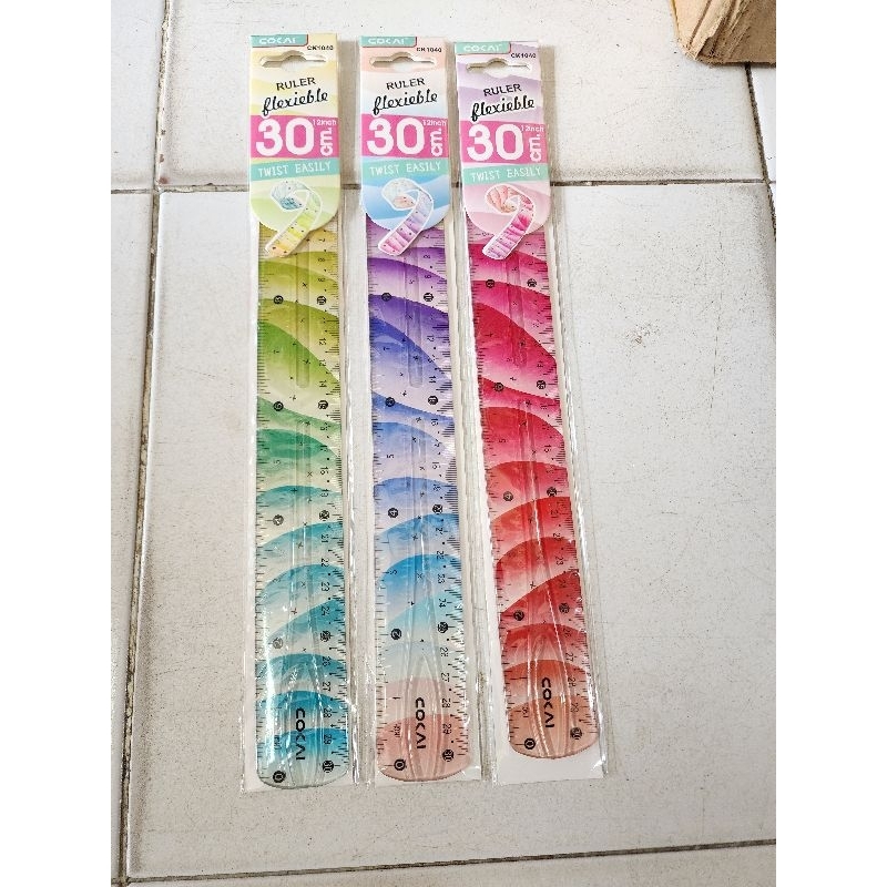 

Mistar Lentur / Penggaris Anti Patah / Flexible Ruler 30cm