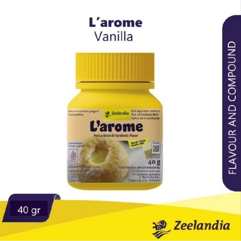 

Larome Vanilla Milk Powder 40gr kemasan original pabrik