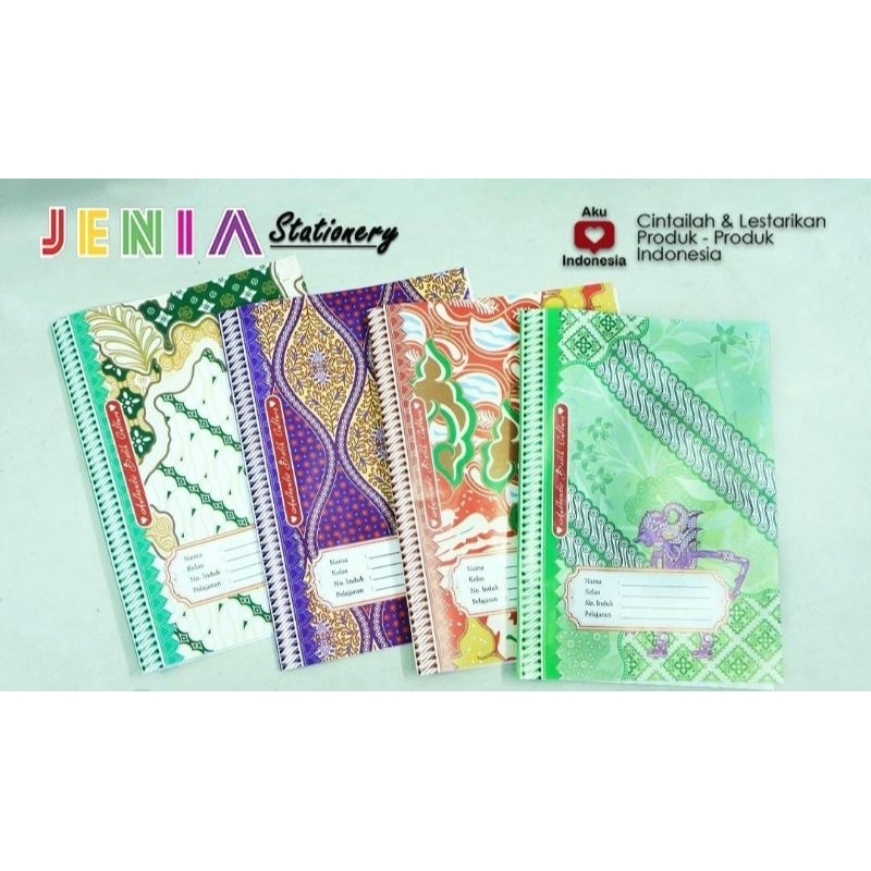 

SAMPUL MOTIF BATIK KWARTO SIZE/ SAMPUL BUKU