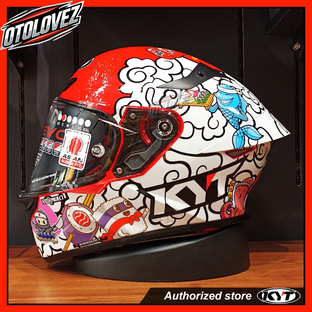 HELM KYT TT REVO SUSHI TIME (EQRS)
