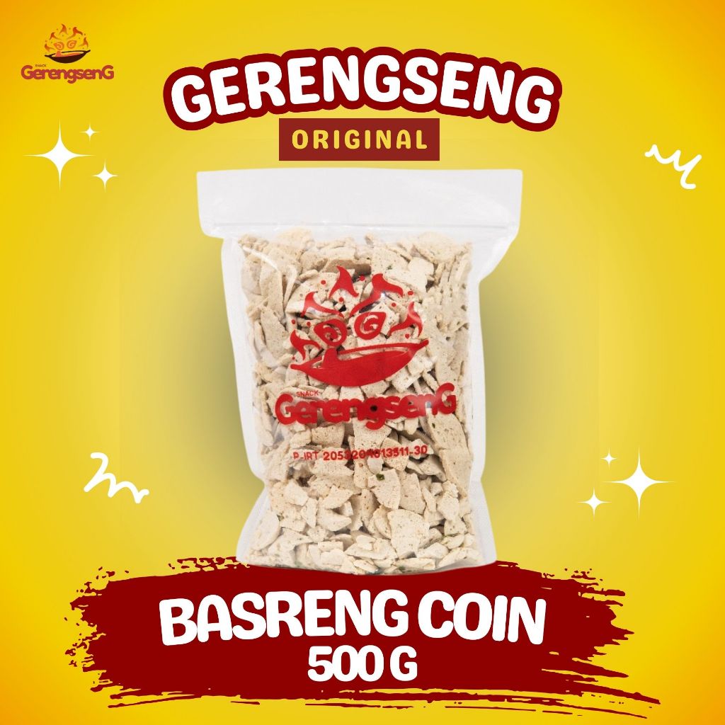 

Gerengseng Basreng - Coin Original 500 Gram