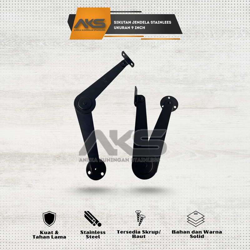 Sunbloom Sikutan Jendela Stainless Penahan Jendela Engsel Salon