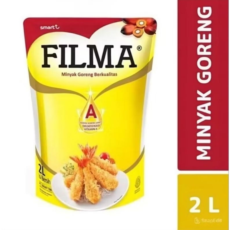 

KHUSUS ECER!!!!Minyak goreng filma 2liter
