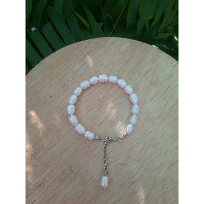 Gelang Mutiara Lombok Gelang Mutiara Air Tawar Gelang Mutiara Putih