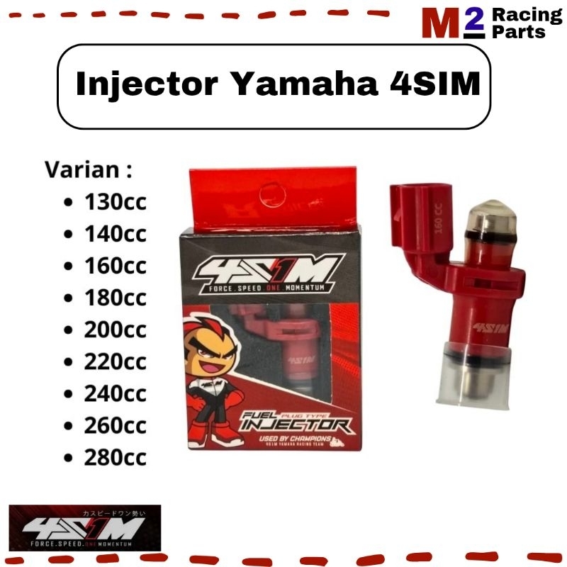 Injector 4SIM Aerox N Max Lexy Mio M3 Filano Fazzio Mio Gear