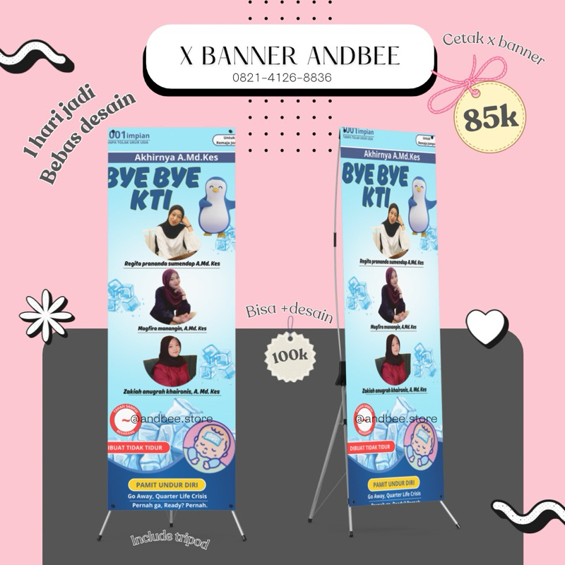 X BANNER SIDANG WISUDA UCAPAN