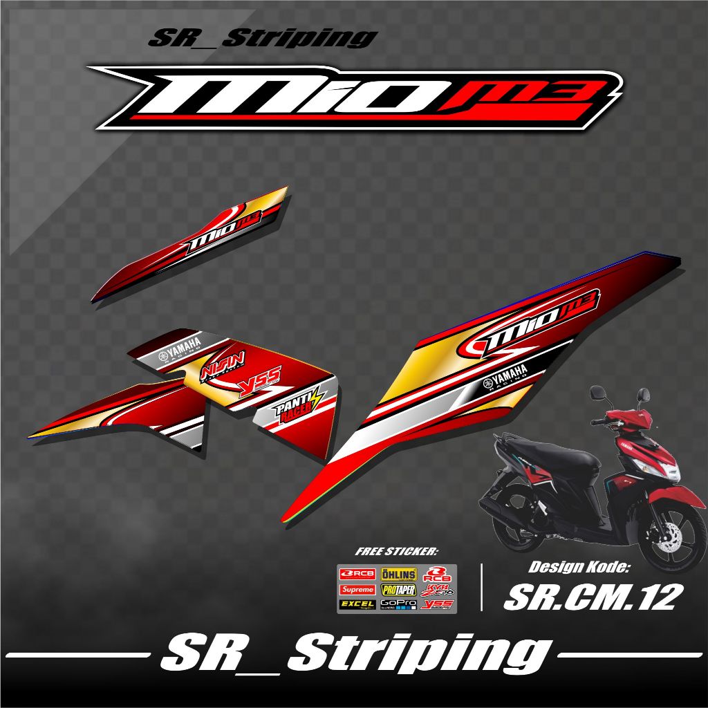 striping Mio M3 / stiker Mio Z / striping MIO 125 / decal Mio M3 / striping Mio Z / striping Mio 125
