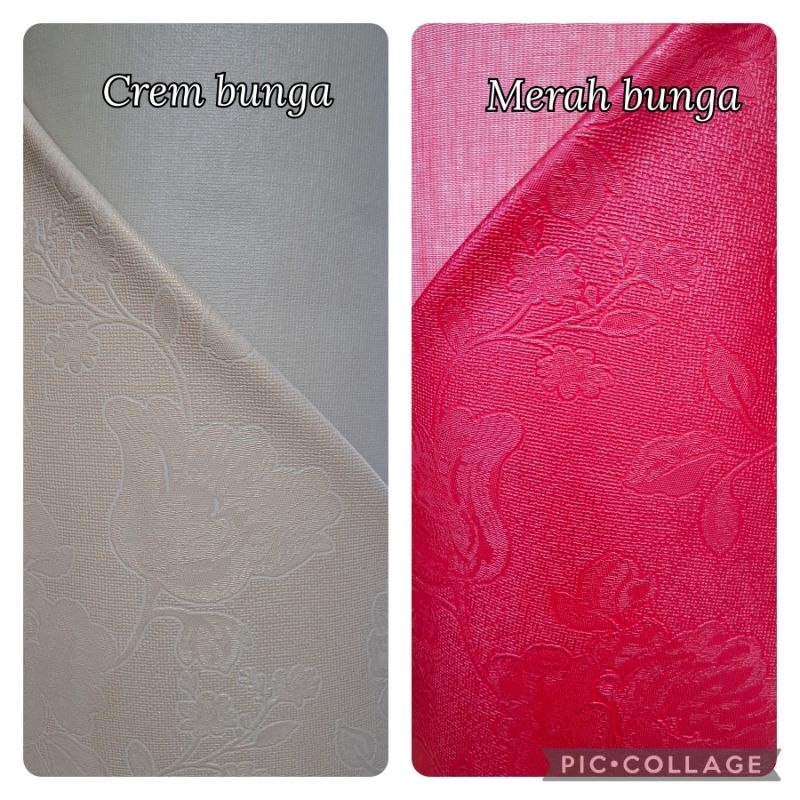 Kulit Oscar Sofa Motif Bunga - Kain Sofa Kulit Oscar Sintetis - Kulit Oscar Motif Meteran