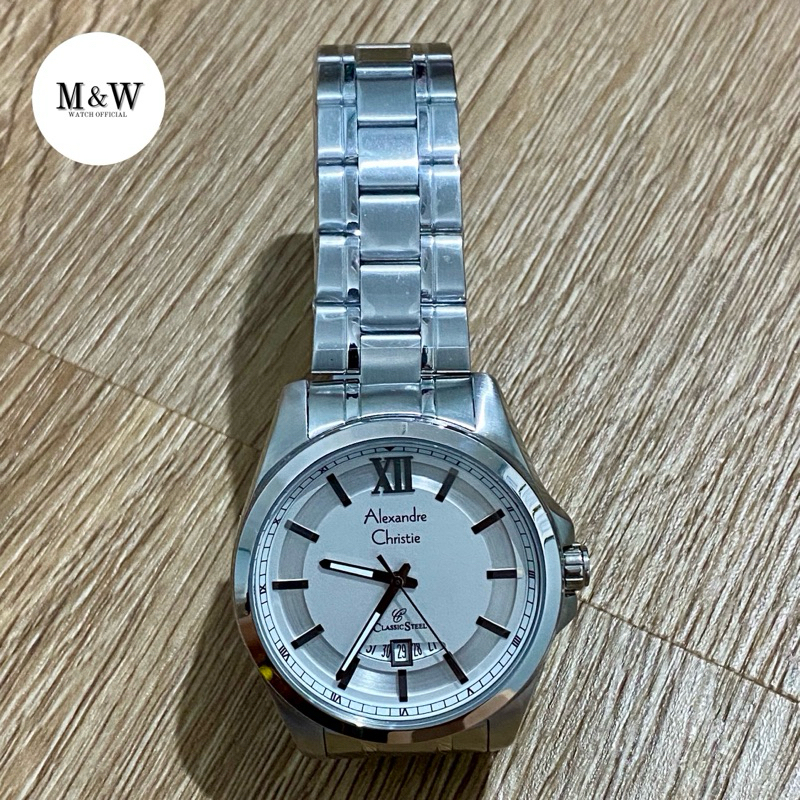 JAM TANGAN PRIA ALEXANDRE CHRISTIE AC 8659 CLASSIC STEEL ORIGINAL
