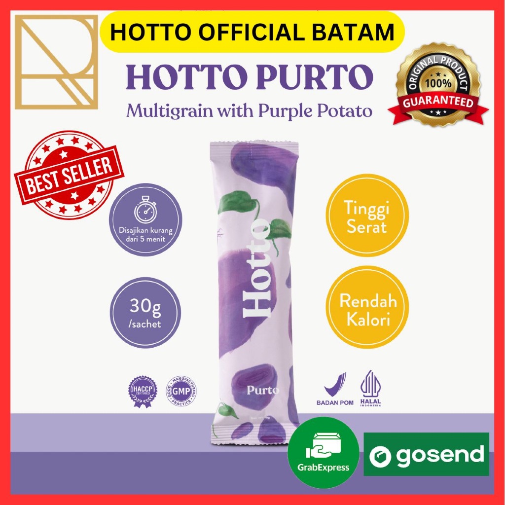 

[ KHUSUS KOTA BATAM ] Hotto Purto Multigrain Sachet Eceran