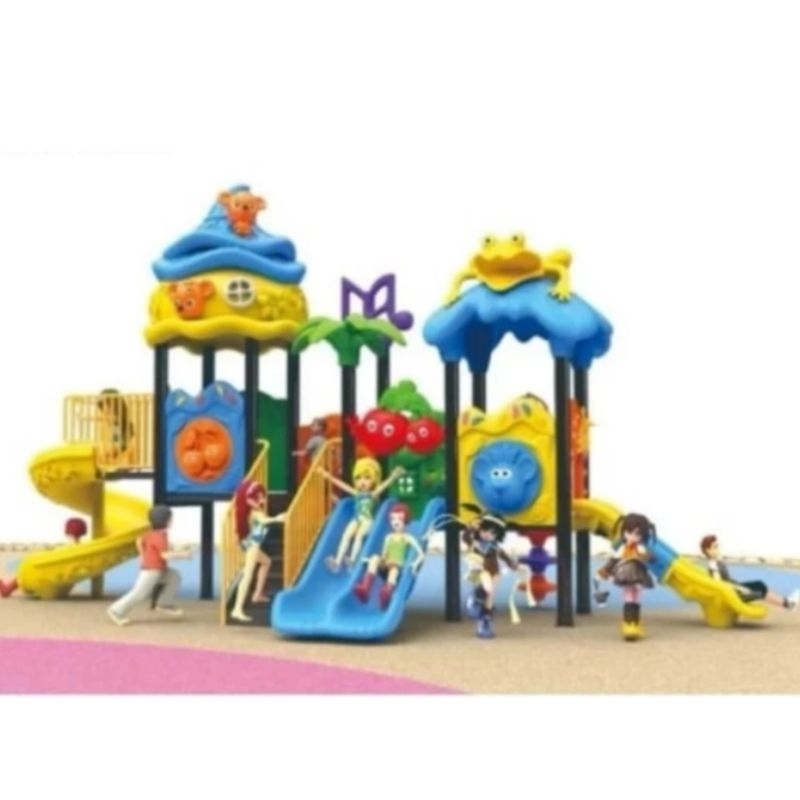 wahana air anak mainan outdoor perosotan besar seluncuran air wahana Montessori