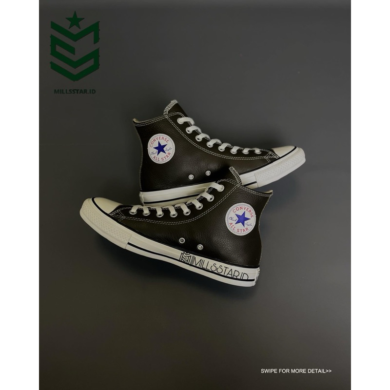SEPATU CONVERSE CTAS HI PINENEEDLE LEATHER