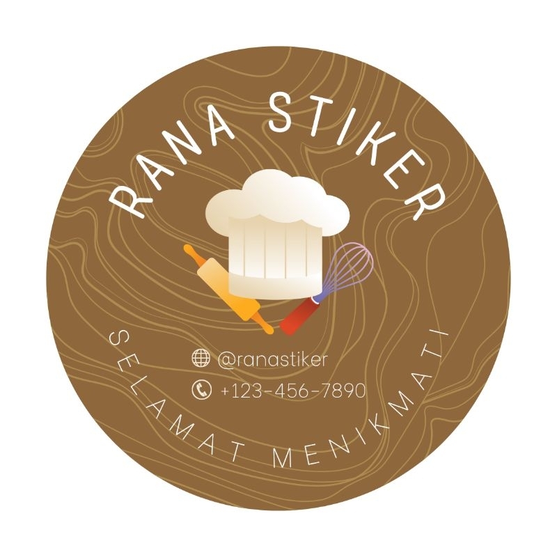

Stiker Kemasan makanan