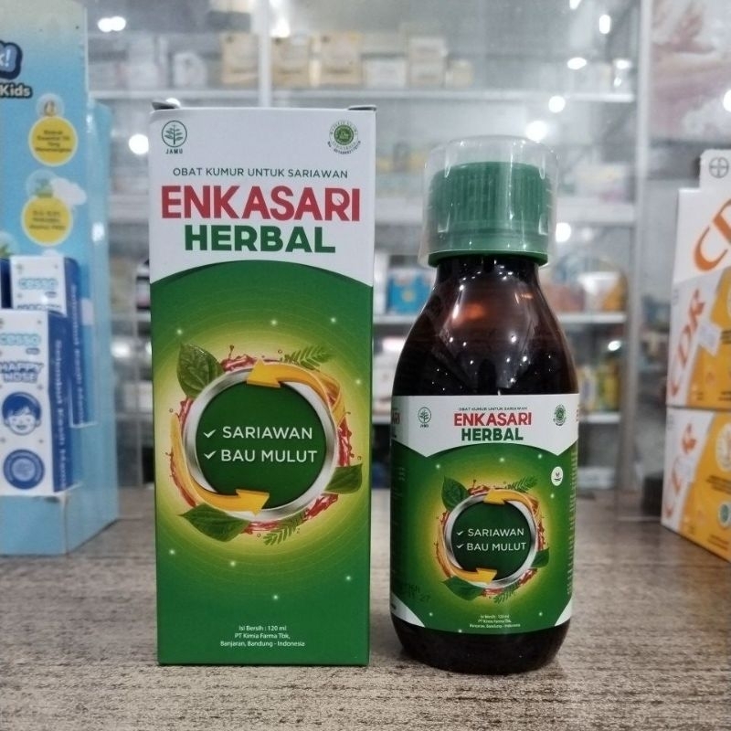Enkasari Herbal 120ml - Obat Kumur Sariawan