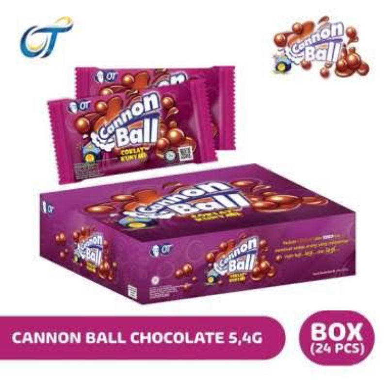 

CANNON BALL PERMEN COKELAT NETTO 1 BOX ISI 24 PCS X 5.4 GR