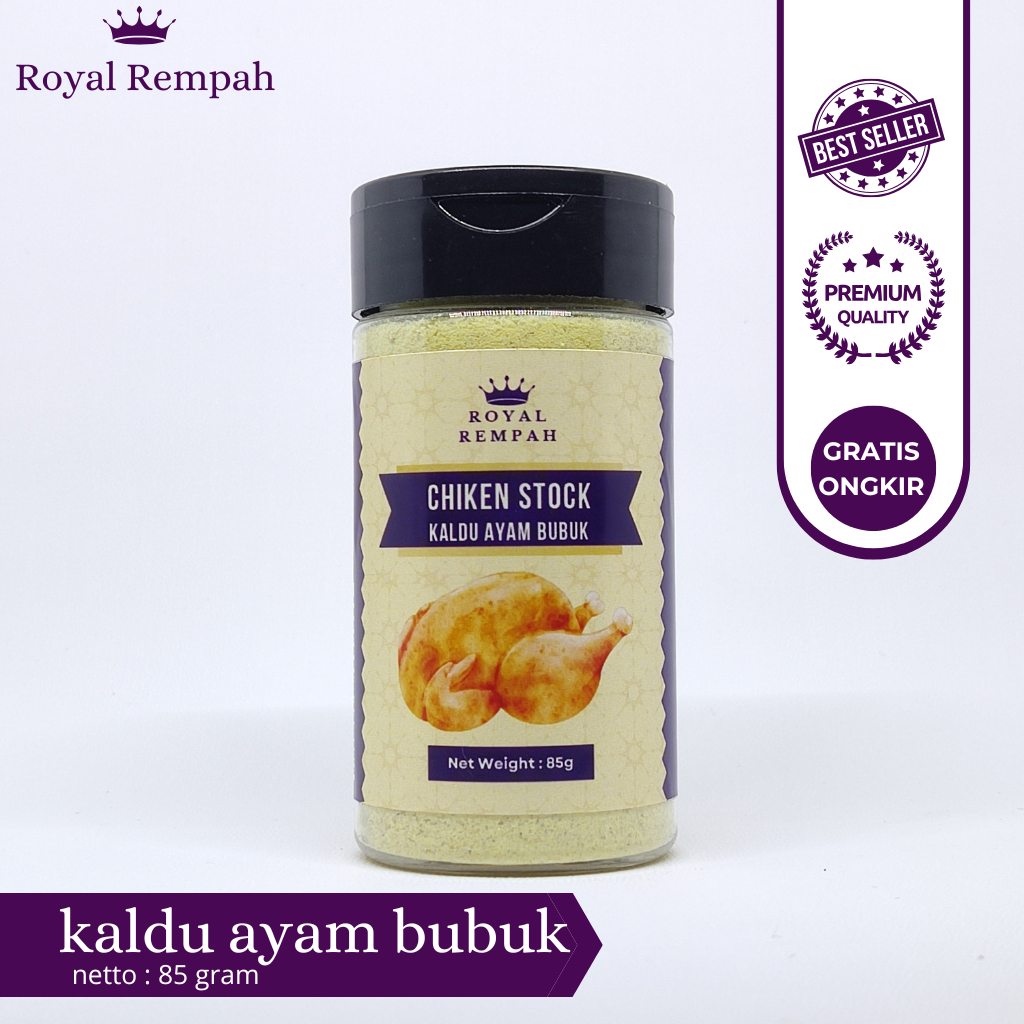 

Royal Rempah Kaldu Ayam Bubuk - Penyedap Alami Rasa Ayam Gurih Tanpa MSG