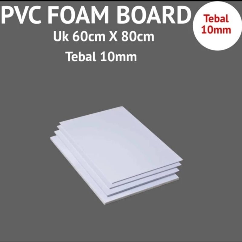 

pvc board/foam board uk 60x80cm tebal 10mm