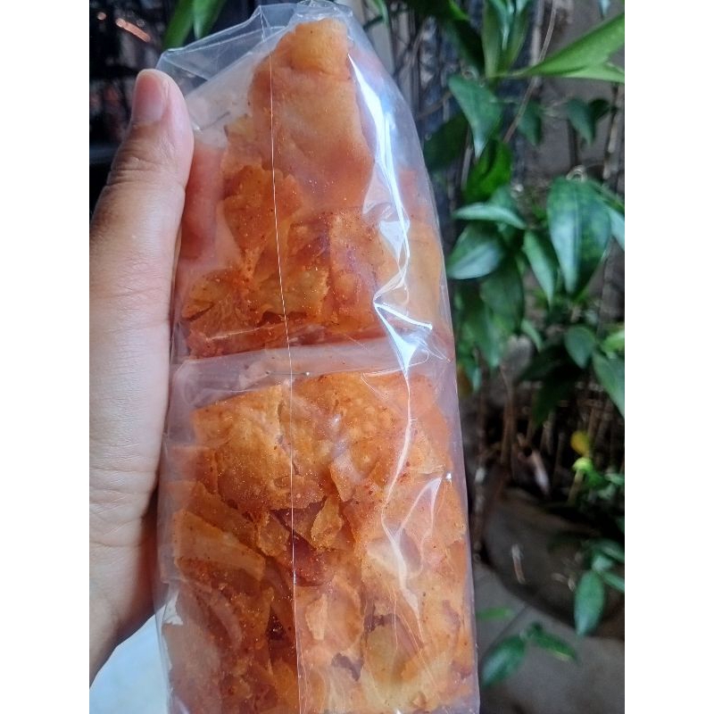 

keripik singkong pedas pikset 1pack isi 10pcs