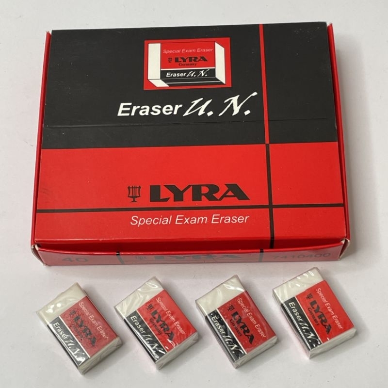 

penghapus lyra putih