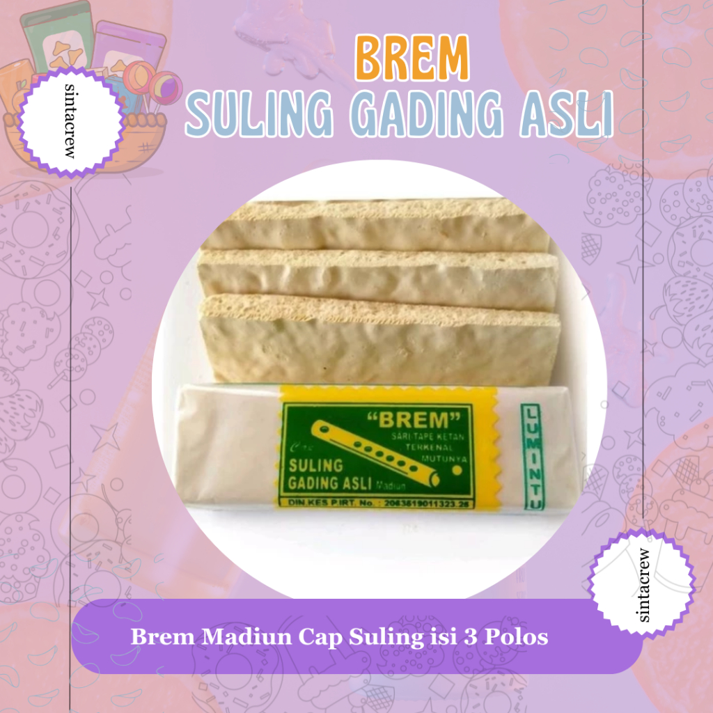 

Brem Madiun Cap Suling isi 3 Polos