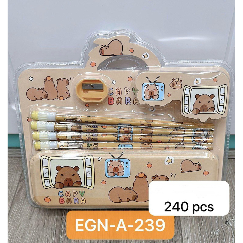 

stationary set capybara