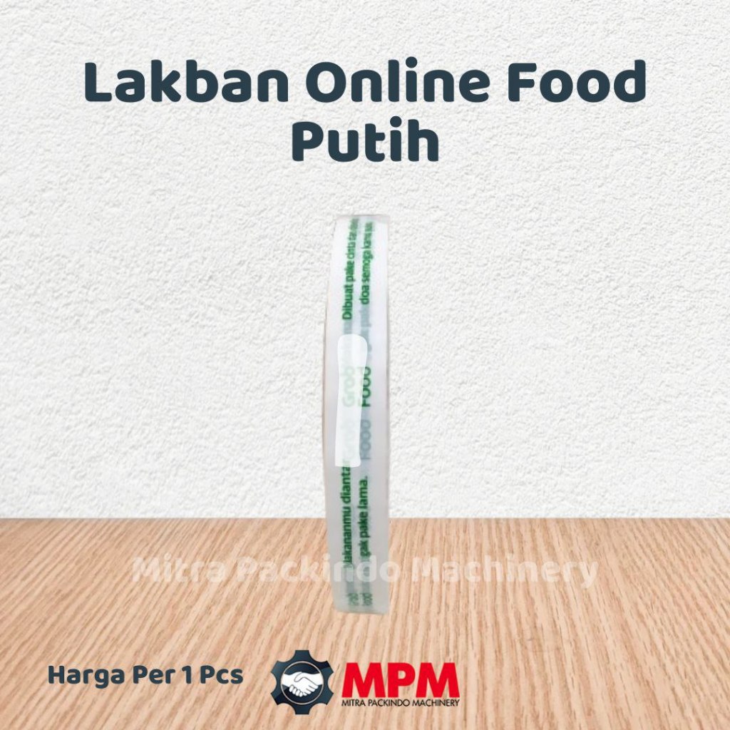 

Isolasi Selotip Online Food Putih 12mm x 72y