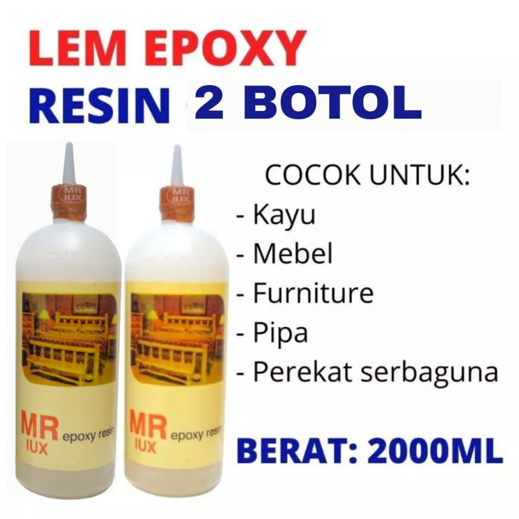 LEM EPOXY RESIN 1 kg MR lUX KHUSUS RESIN