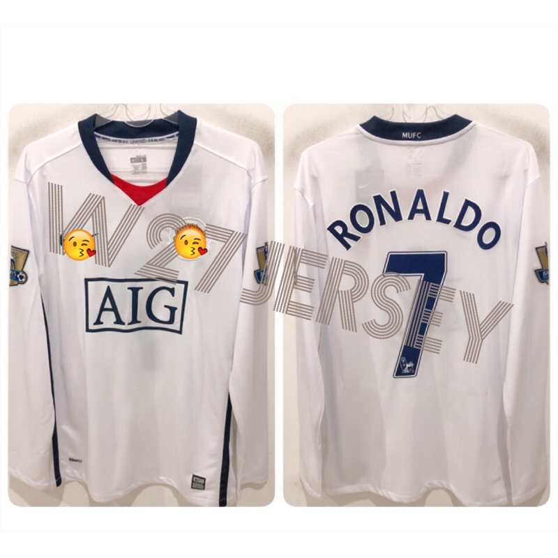 JERSEY RETRO - IVU AWAY LONGSLEEVE 2008-2009 name player Ronaldo + Patch