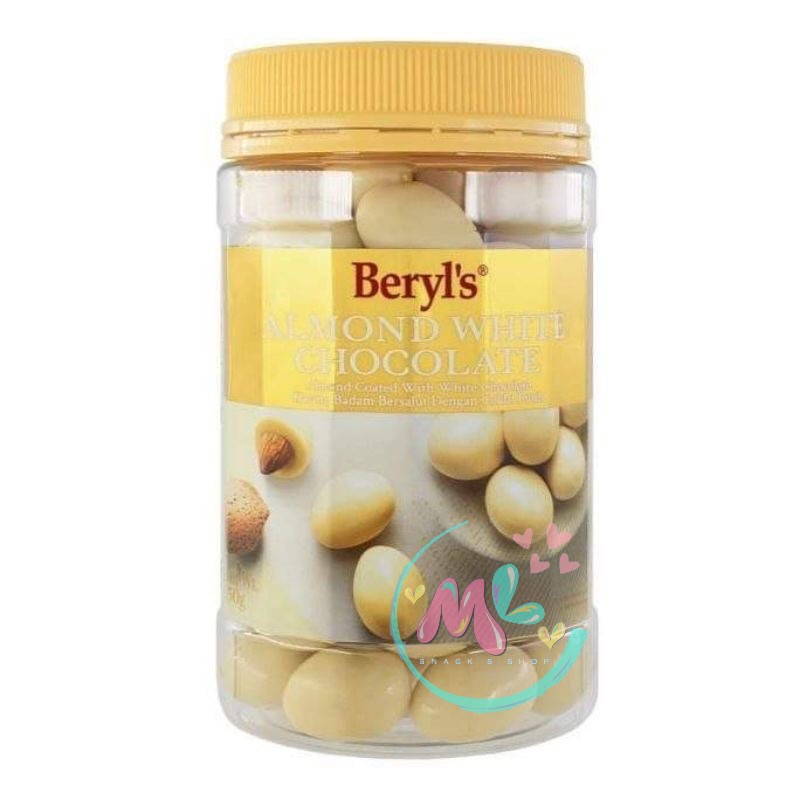

Coklat berly's rasa white almond chocolate kacang almond