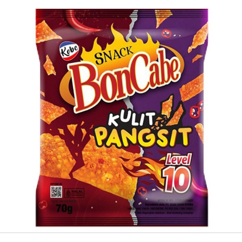 

BONCABR SNACK KULIY PANGSIT LEVEL 10 KEMASAN 70 G