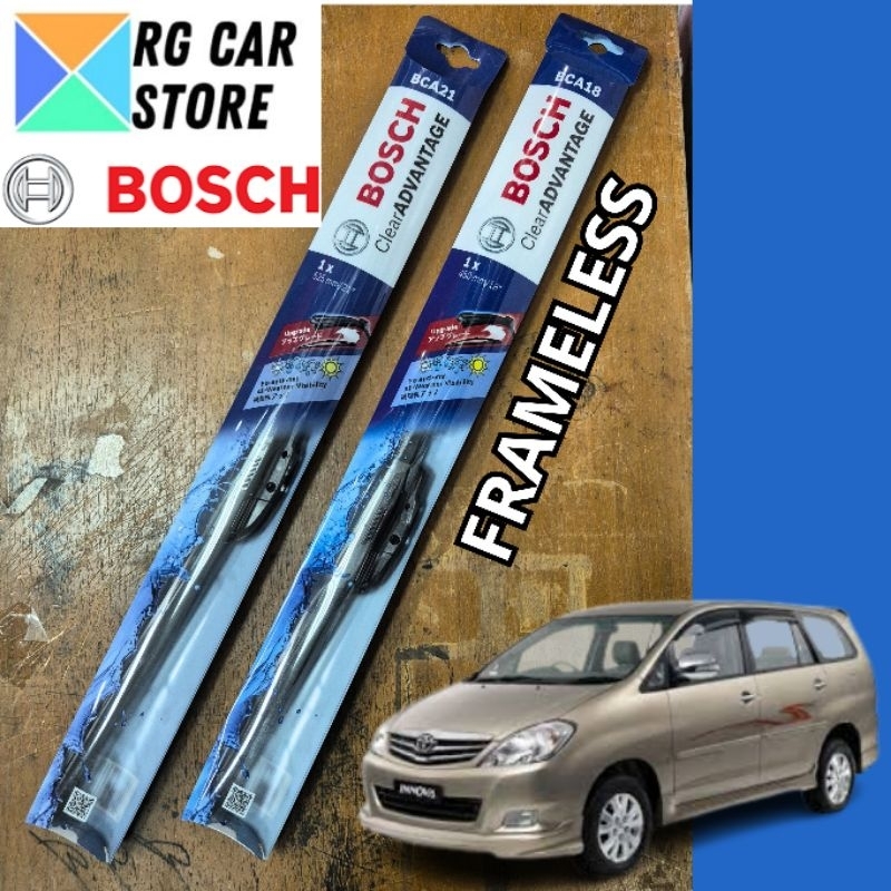 Wiper Bosch Innova 2005-2011 Frameless Full Karet Bosch Advantage Original