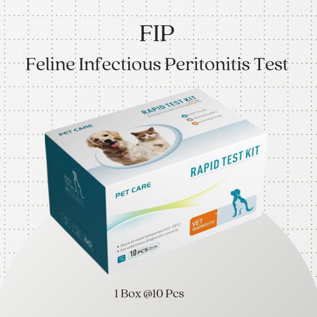 Test Kit FIPV Ab (Feline Infectious Peritonitis)-alat test virus kucing