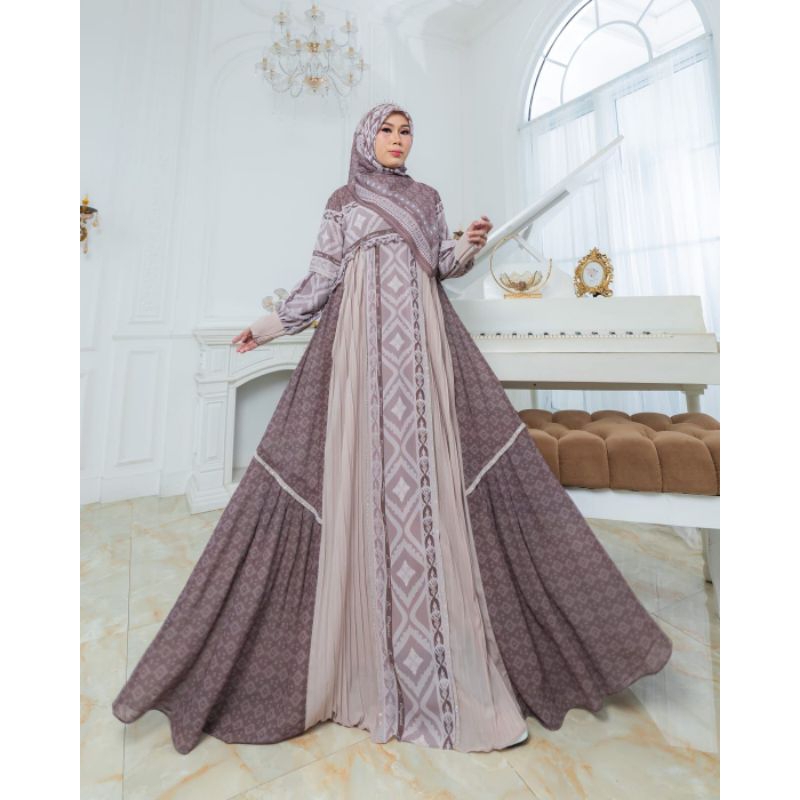Gamis Syari Mewah Afsana Series By Ac Original / Gamis Syari Terbaru / Gamis Syari Kekinian / Gamis 