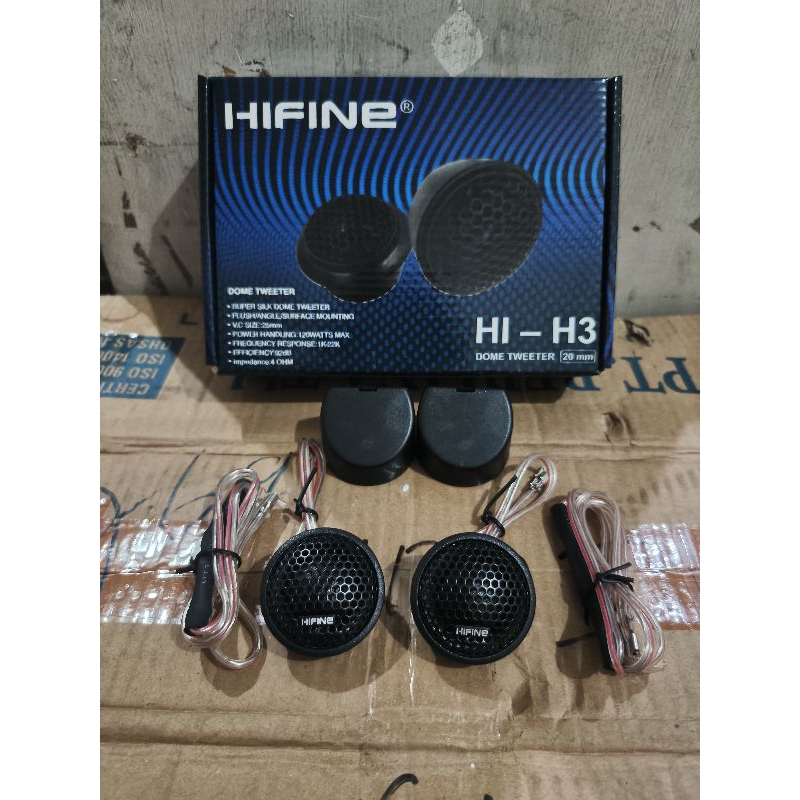 Tweeter Hifine HI - H3 Original Tweeter mobil dome