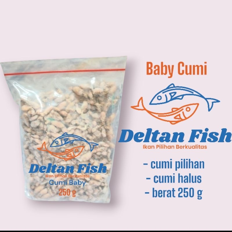 

cumi asin, deltan fish cumi baby, cumibaby, babycumi, baby cumi, halus , anak cumi