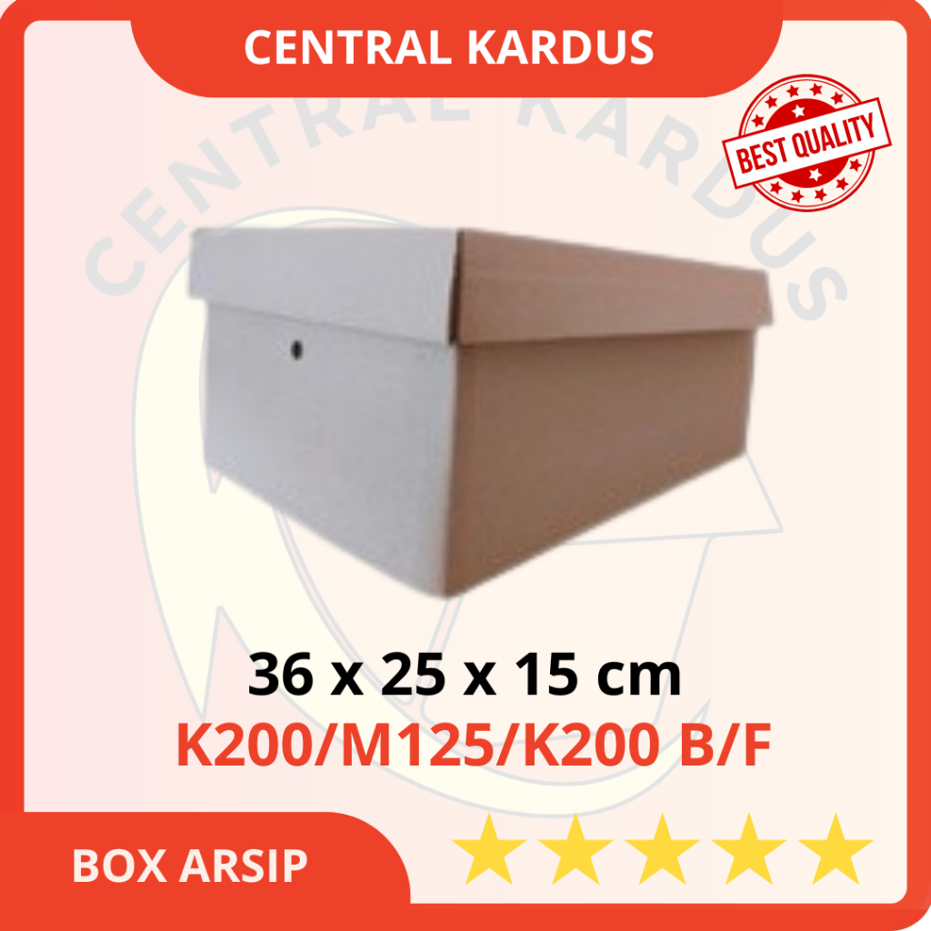 

kardus arsip pajak uk. 36x25x15cm box file dokumen single wall (harga untuk 1pcs) polos
