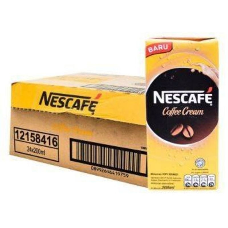

nescafe coffee cream 180 ml 1 dus isi 36 pcs