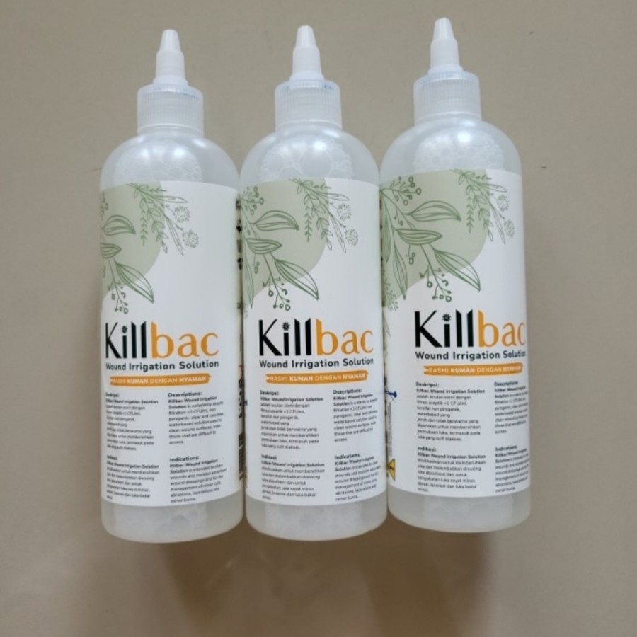ISA KILLBAC 350ml Cairan Pembersih Luka Killbac Wound Irration