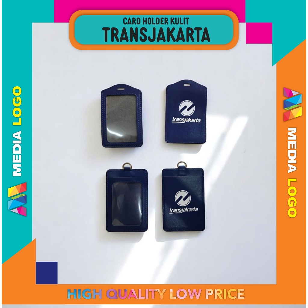 

ID CARD HOLDER KULIT PU BERLOGO TRANSJAKARTA (Ready Stock)