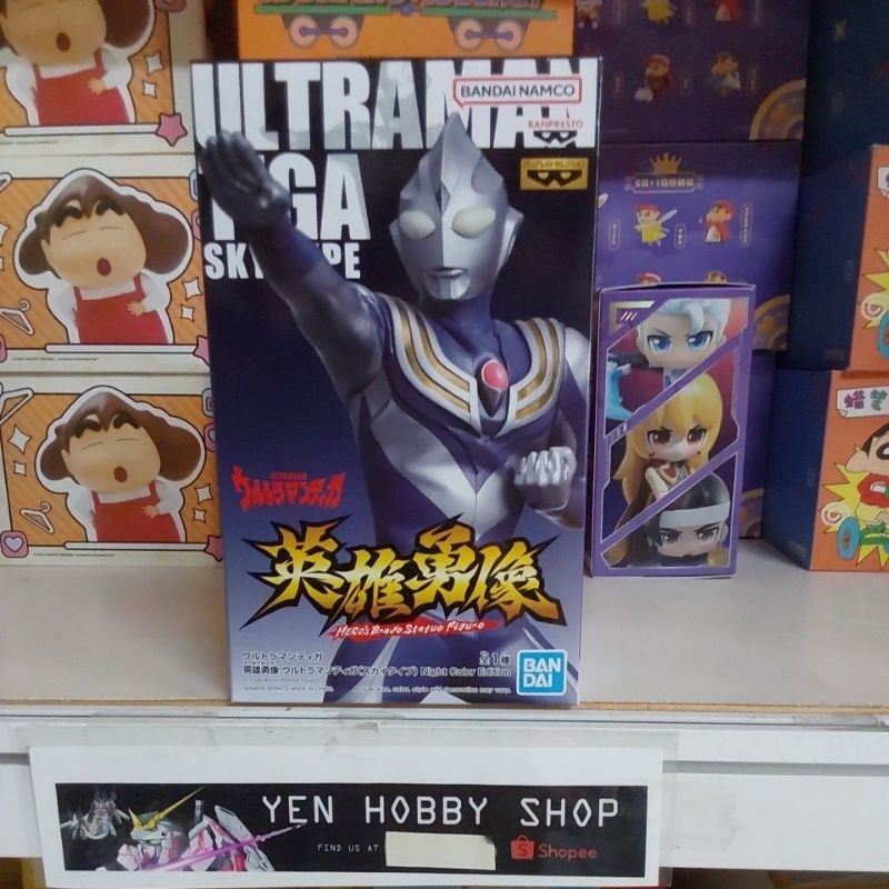 FIGUR ULTRAMAN TIGA HERO'S BRAVE SKY NIGHT 19086 [ORIGINAL BANDAI]