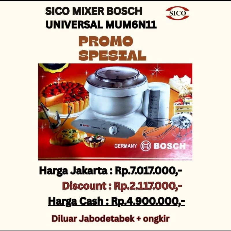 MIXER SICO BOSCH UNIVERSAL PLUS Promo Special Ramadhan