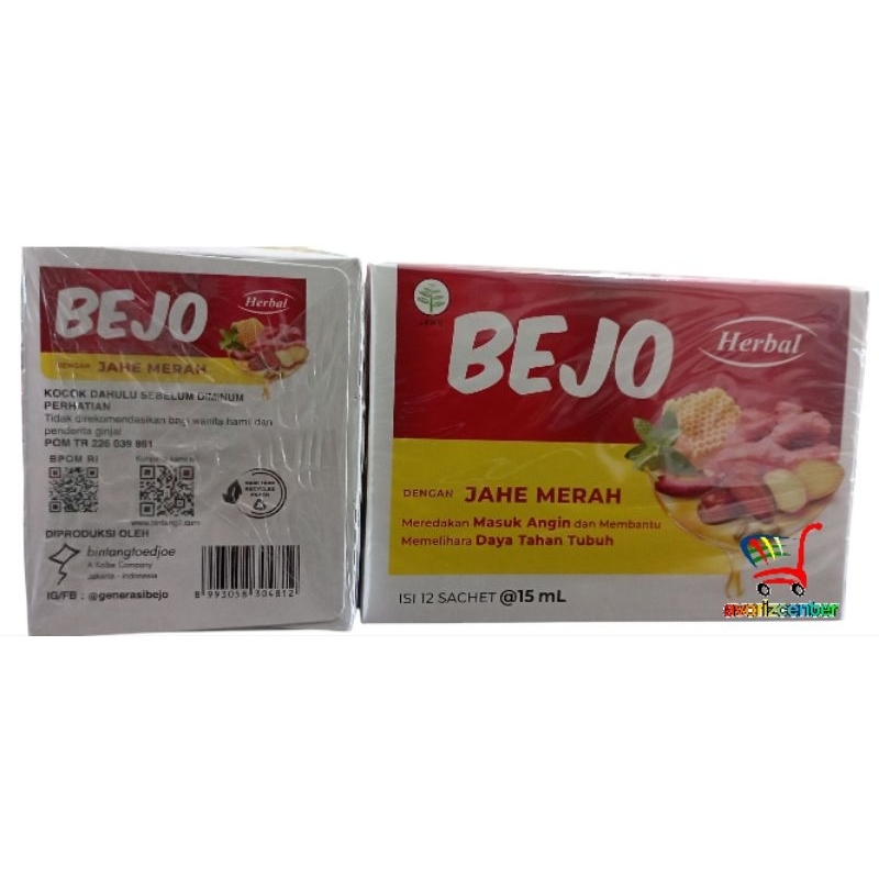 

Bejo Jahe Merah (Baru) 15ml cair 12sachet