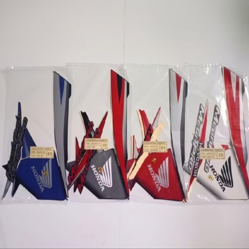 Striping Stiker Standar Motor Honda MEGAPRO NEW 2012 Monoshock