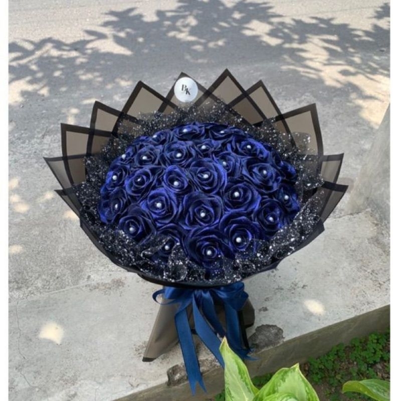 

BUKET BUNGA/PITA SATIN (GLITER/NO GLITER)