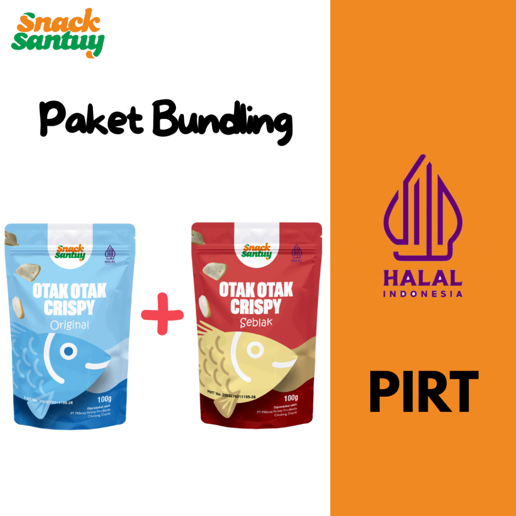 

SNACK SANTUY Otak otak crispy 100 gram PAKET BUNDLING