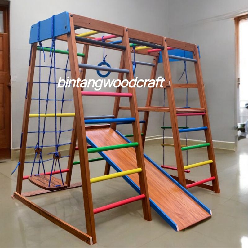 Brakiasi Mainan Playground  Anak 1,5m full set warna warni/ brakiasi anak murah