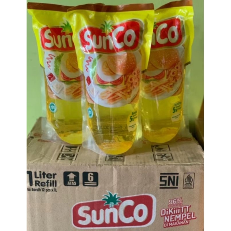 

SUNCO MINYAK GORENG PALING BENING 1 LITER