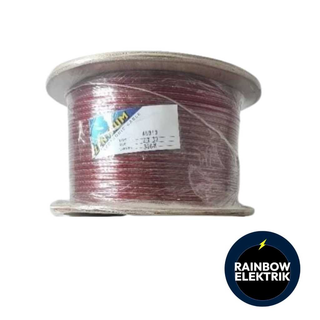 Kabel Listrik Serabut Transparan 2 x 30 (300 Meter)