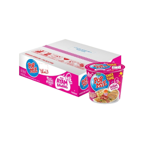 

Pop Mie Mi Instan Cup Ayam Bawang 12 Cup x 40 gram - Karton
